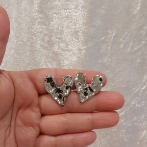 Intricate Silver Nature-Inspired Earrings